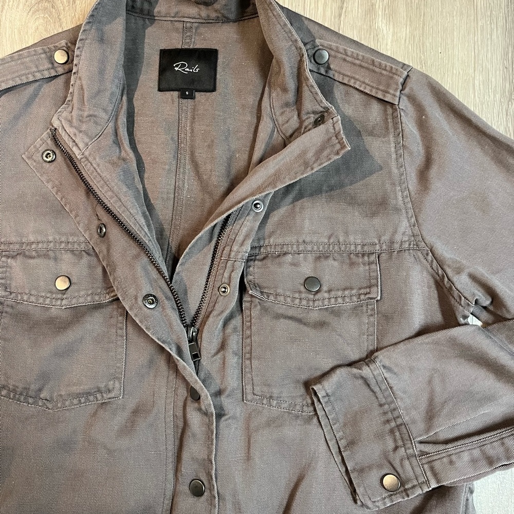 Rails Cropped Lightweight Jacket Size Small. - image 4